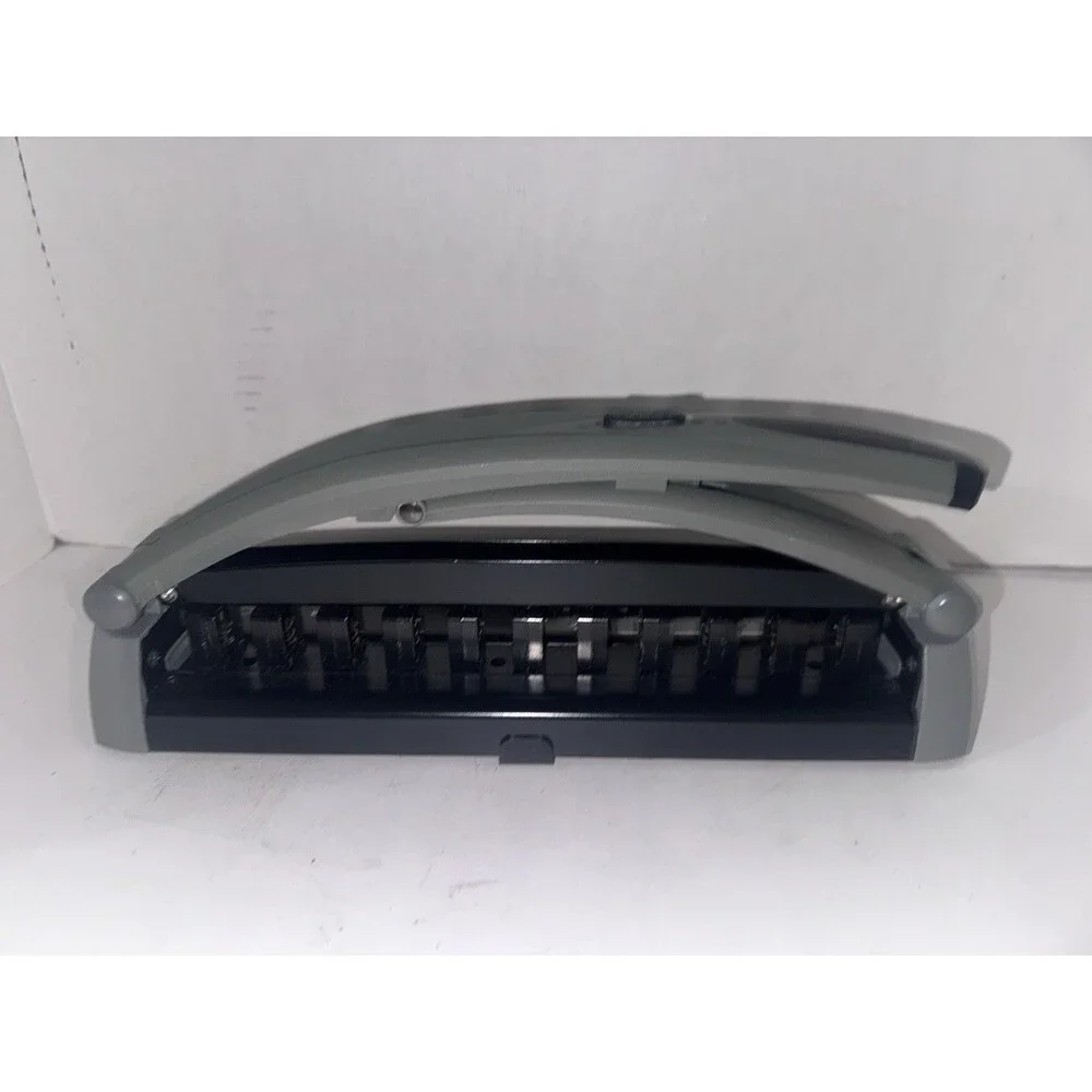Staples ARC Desktop Paper Punch 11 Hole Discbound Notebook 8 Sheet Gray